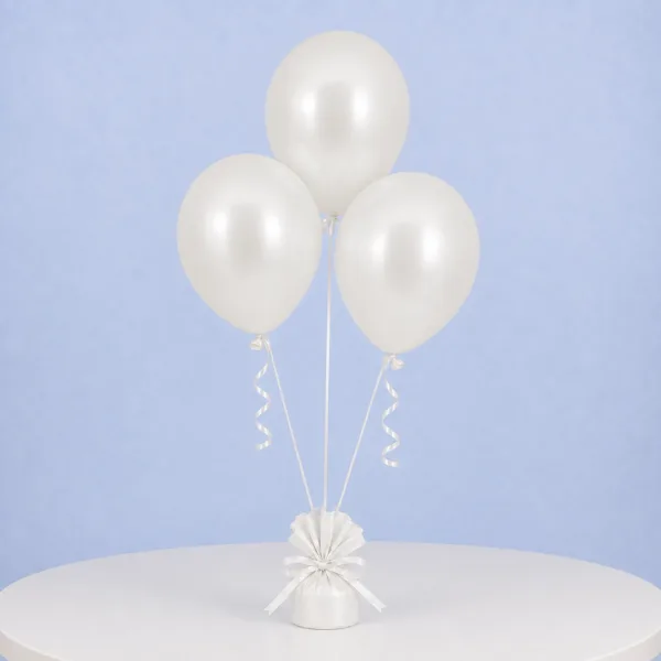 white-balloons_2026 Three white balloons with sticks and cups, ideal for enhancing the festive atmosphere of any celebration or event.