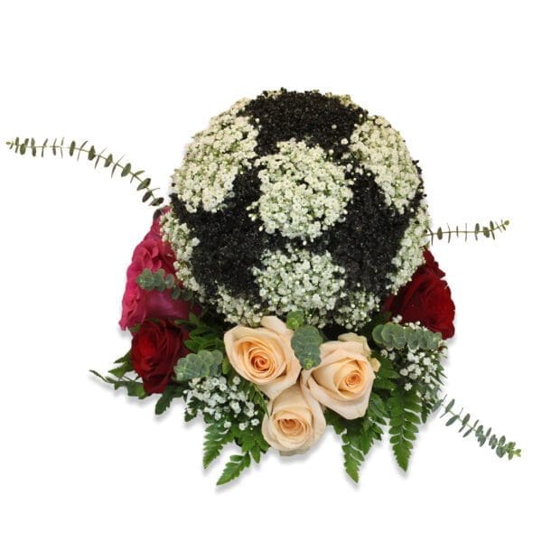 Creative Football Flower Arrangement Creative Football Flower Arrangement