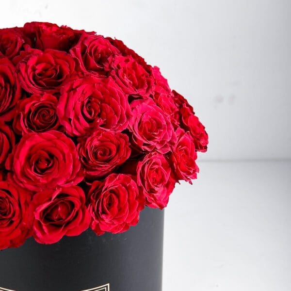 Classic Red (2) Classic Red Floral Box by Black Tulip Flowers