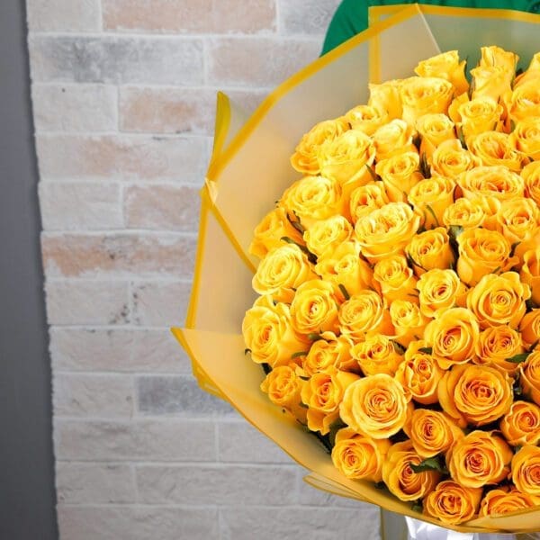 Yellow Delight (2) Yellow Delight bouquet by Black Tulip Flowers