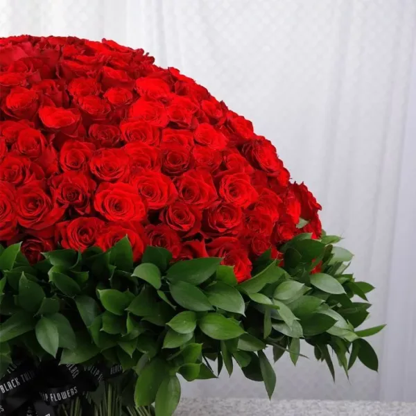 500 Red Roses for Valentine’s-4 500 Red Roses for Valentine’s Bouquet by Black Tulip Flowers