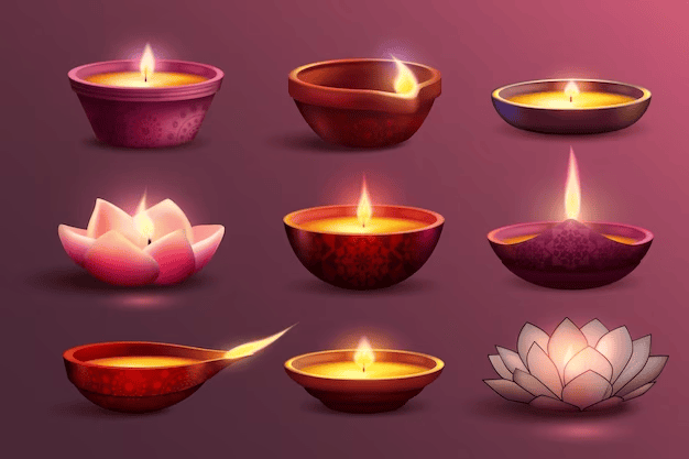 diwali lights arrangements