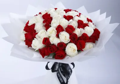 Cream and Red Flowers Romance online