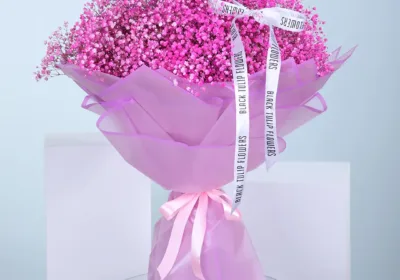 Pink Gypsophila Bouquet