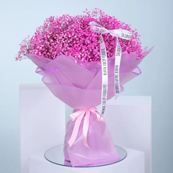 Pink Gypsophila Bouquet3 Pink Gypsophila Bouquet