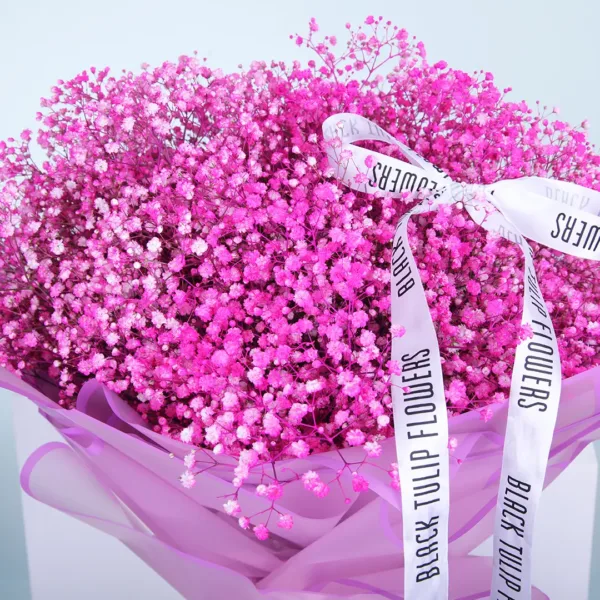 Pink Gypsophila Bouquet1 Pink Gypsophila Bouquet delivery