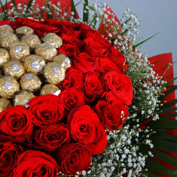 03-49 (1) Queen of red roses bouquet online