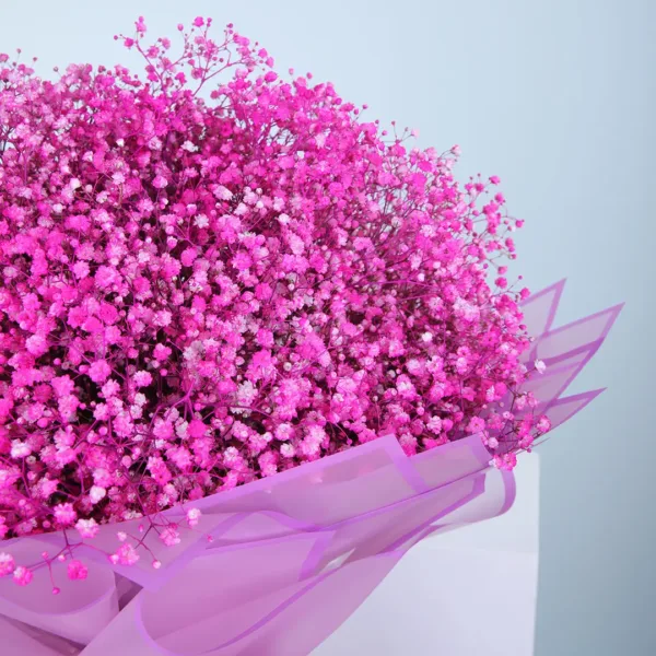 Pink Gypsophila Bouquet Pink Gypsophila Bouquet qatar