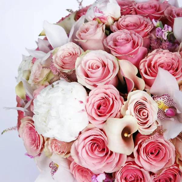 Modish-Combination-3 The Pink Shades Flower Box Online delivery