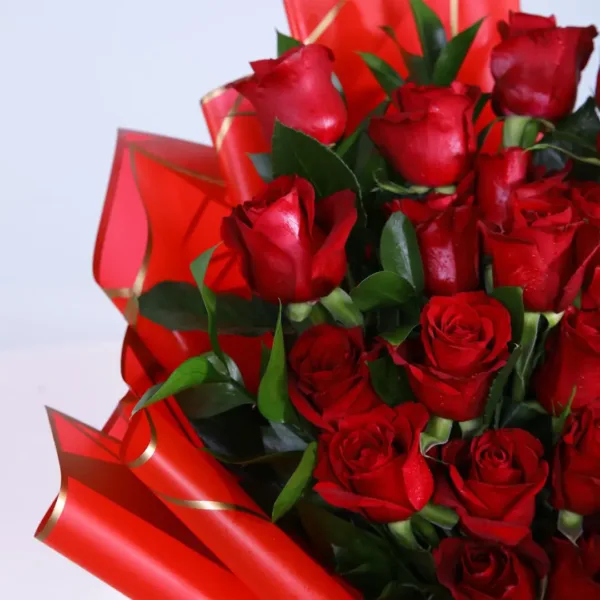 Ruby romance bouquet1 Ruby Romance Bouquet