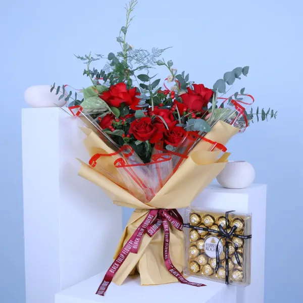 Tara Red Rose with Ferrero Tara Red Rose with Ferrero Rocher