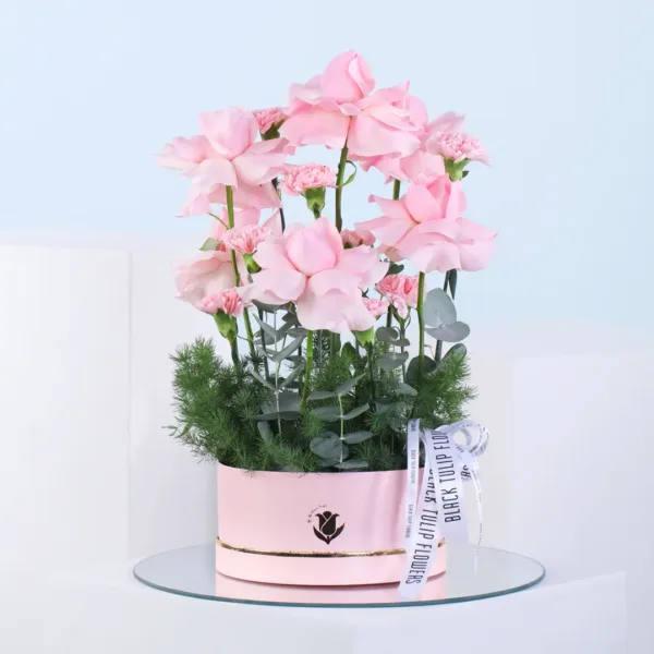 01 (1) Romantic Pinkish Flower Box