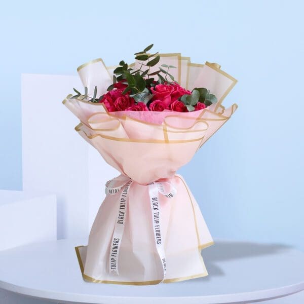 25 Fuschia Pink Roses1 25 Fuschia Pink Roses