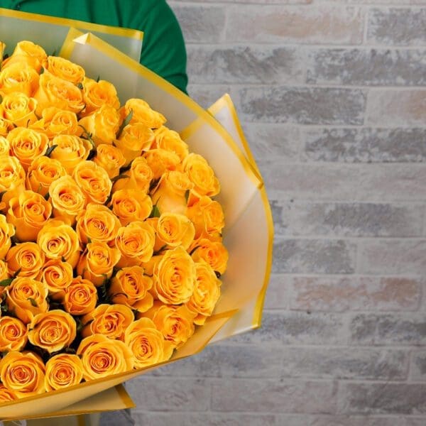 Yellow Delight bouquet by Black Tulip Flowers
