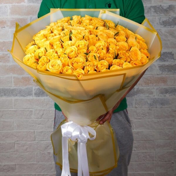 Yellow Delight bouquet by Black Tulip Flowers