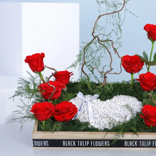 Just For You floral tray