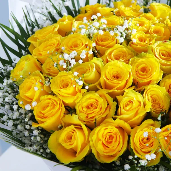 04-8-1024x1024 Bright Yellow Bliss Roses Bouquet