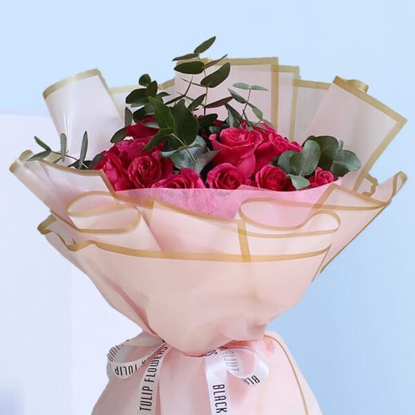 25 Fuschia Pink Roses 25 Fuschia Pink Roses