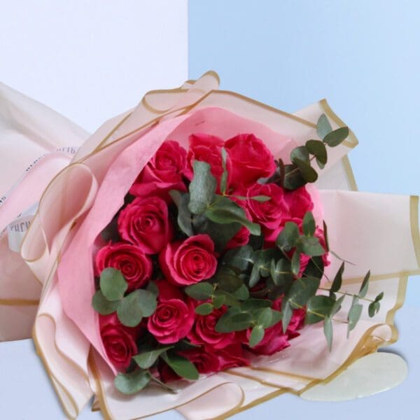 25 Fuschia Pink Roses2 25 Fuschia Pink Roses